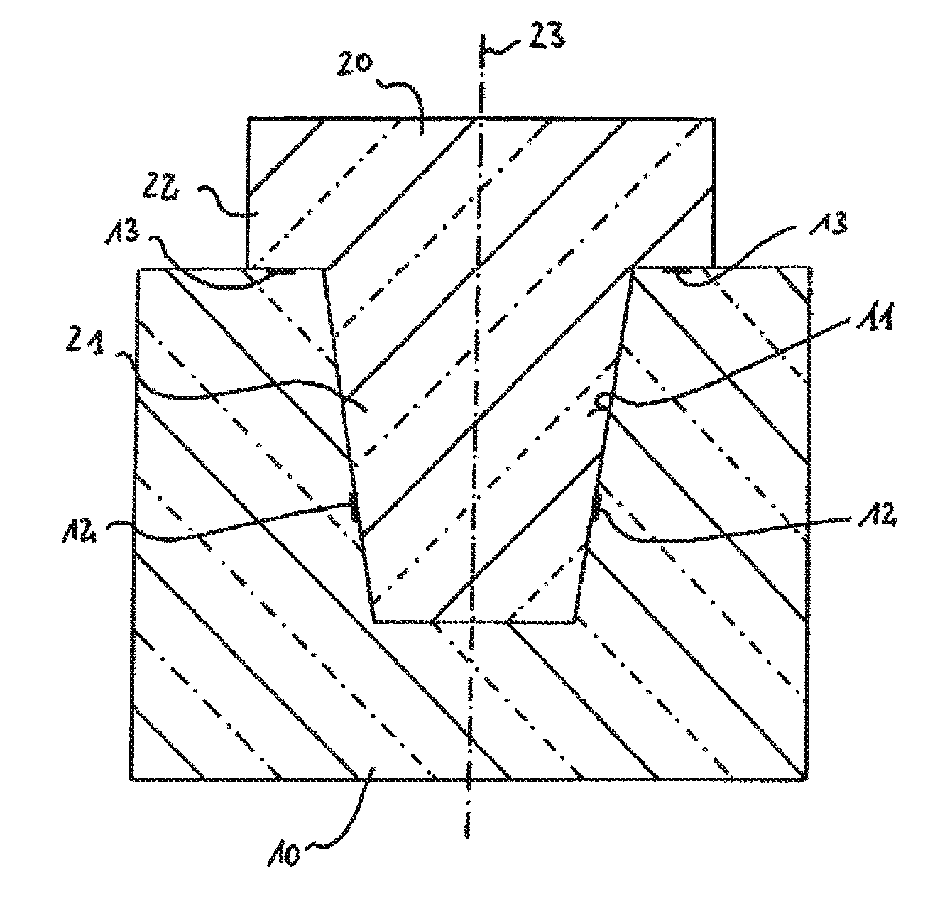 Method and measuring system for determining deformations of a geometric body with the aid of force measuring sensors or deformation measuring sensors