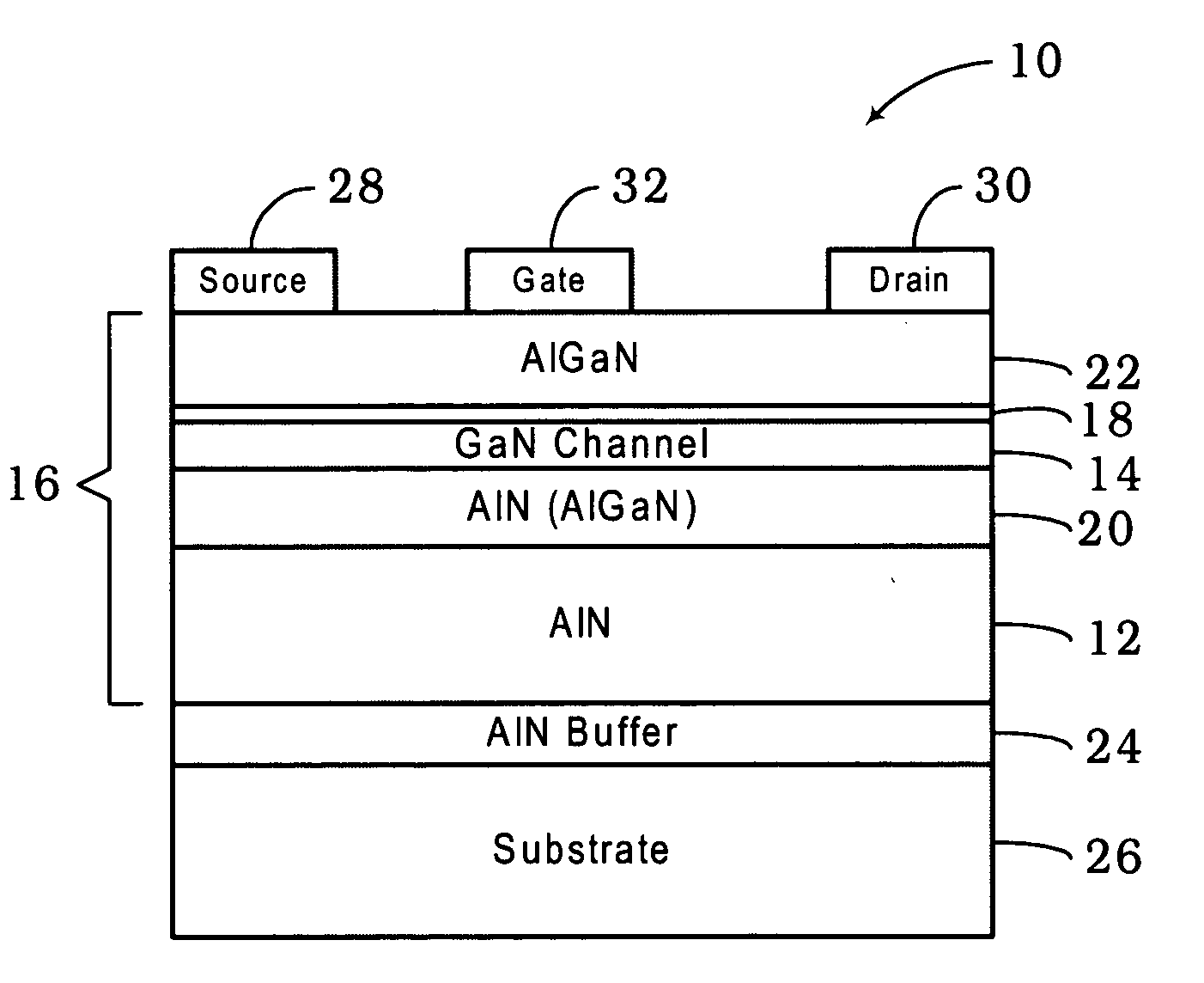 III-nitride quantum-well field effect transistors