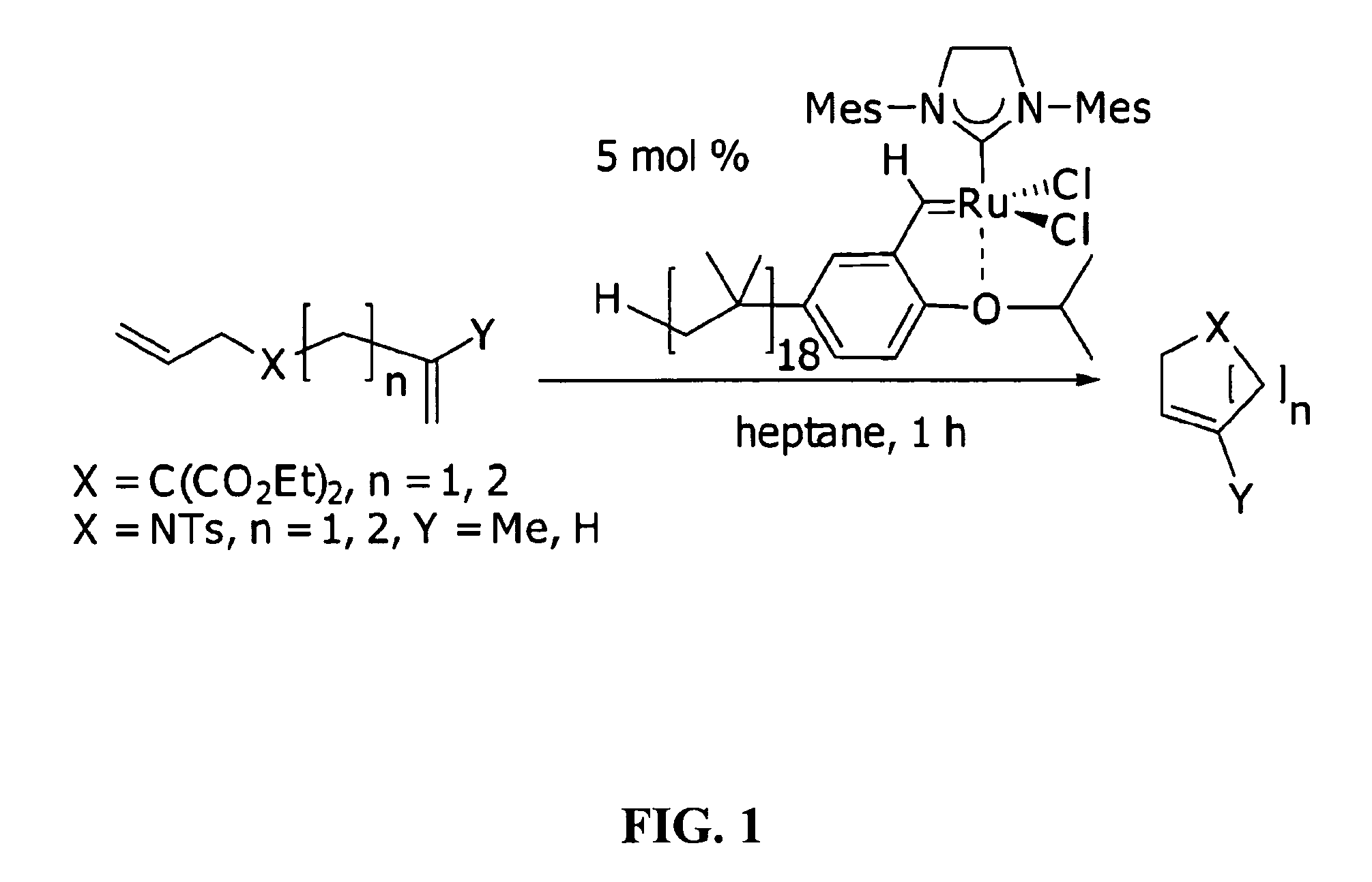 Nonpolar phase-soluble methathesis catalysts