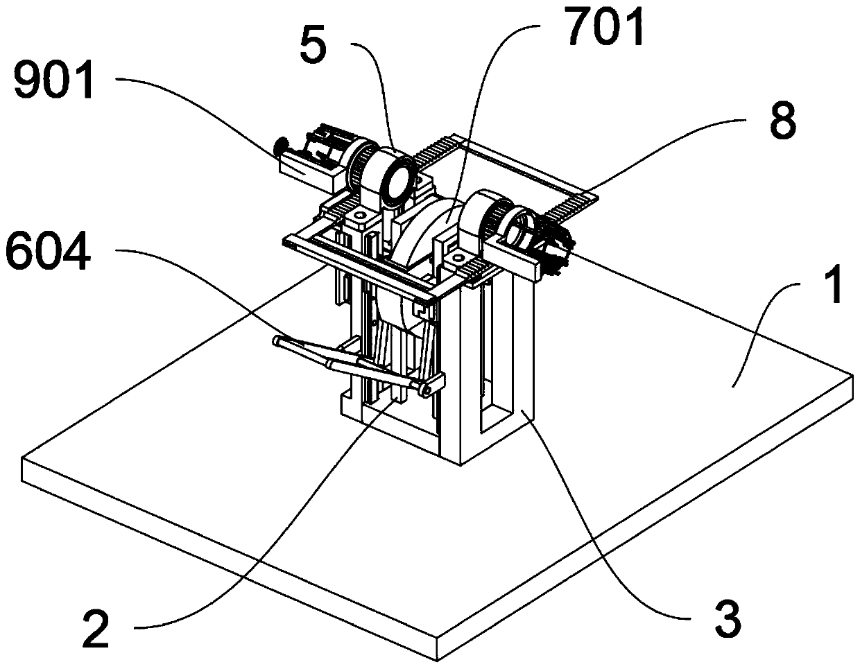 Pipeline outer wall weld joint grinding device for building materials and building processing