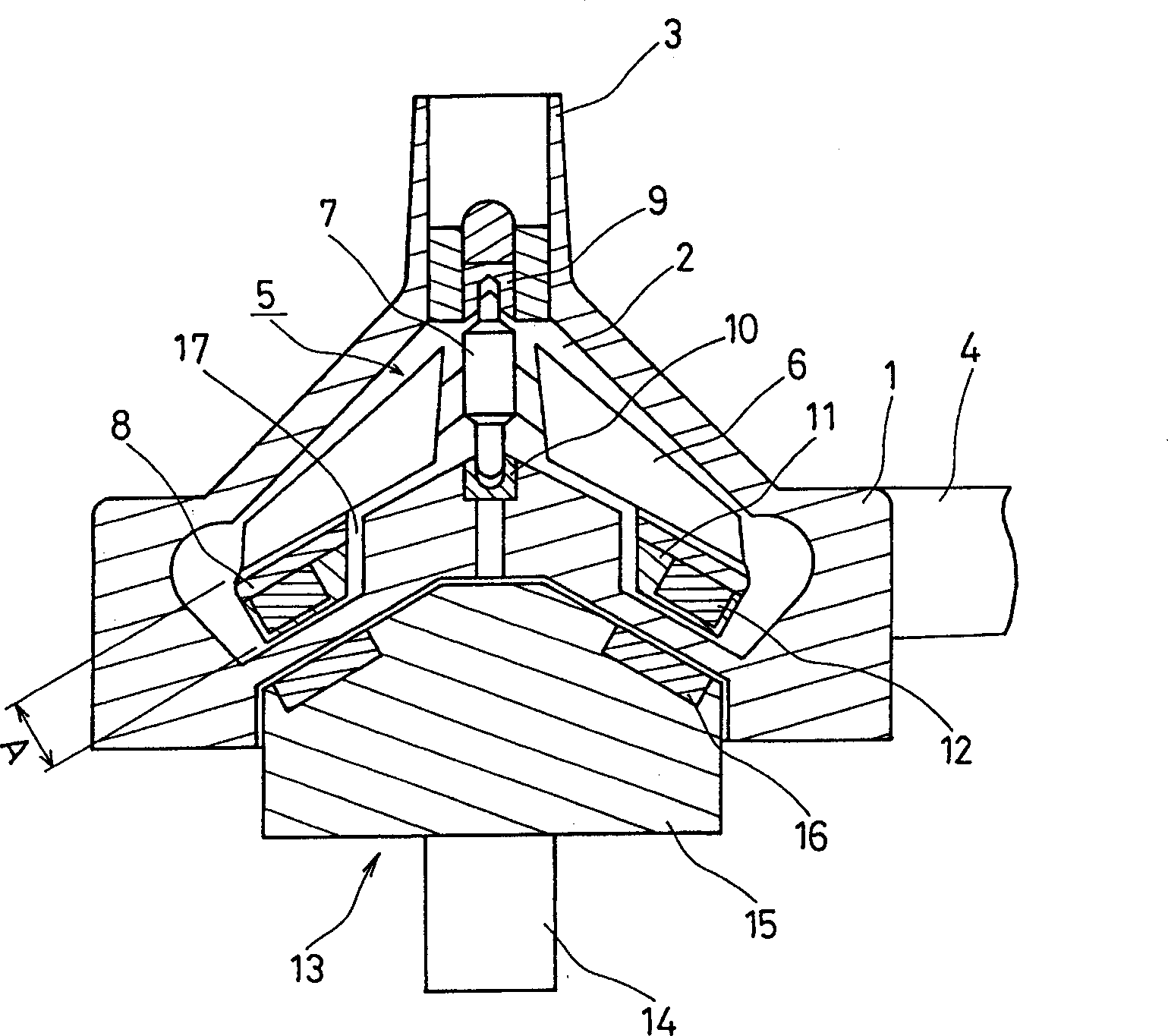 Turbine blood pump