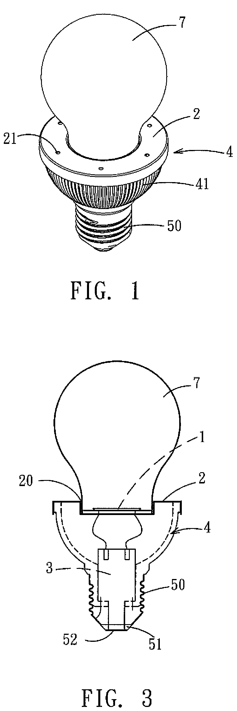 LED lamp having higher efficiency