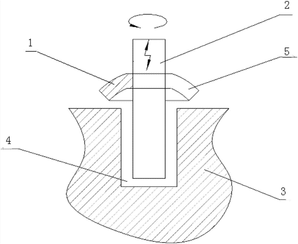 Non-uniform disturbance electrical sparkle micro hole machining device