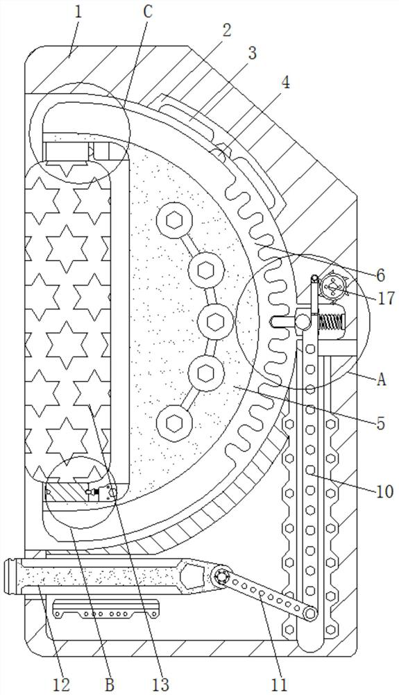 Angle adjusting device capable of automatically resetting and used for face recognition equipment