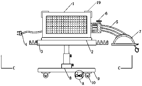 Depression risk screening device based on electroencephalogram signals