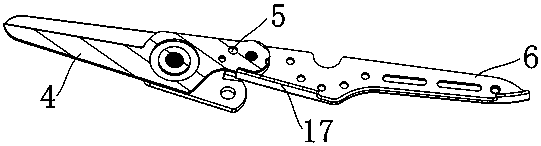 Shear handle locking structure of multifunctional tool clamp