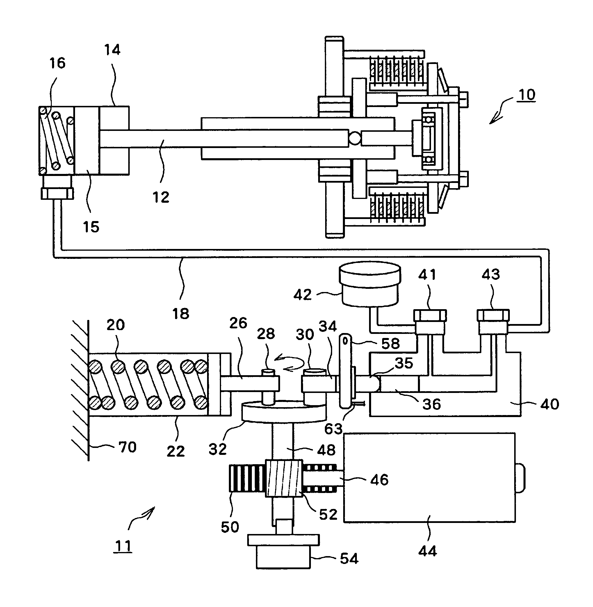 Clutch actuator for straddle-type vehicle