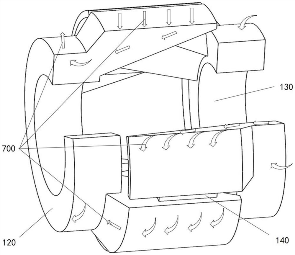 Full-superconducting claw-pole motor adopting liquid hydrogen spray cooling