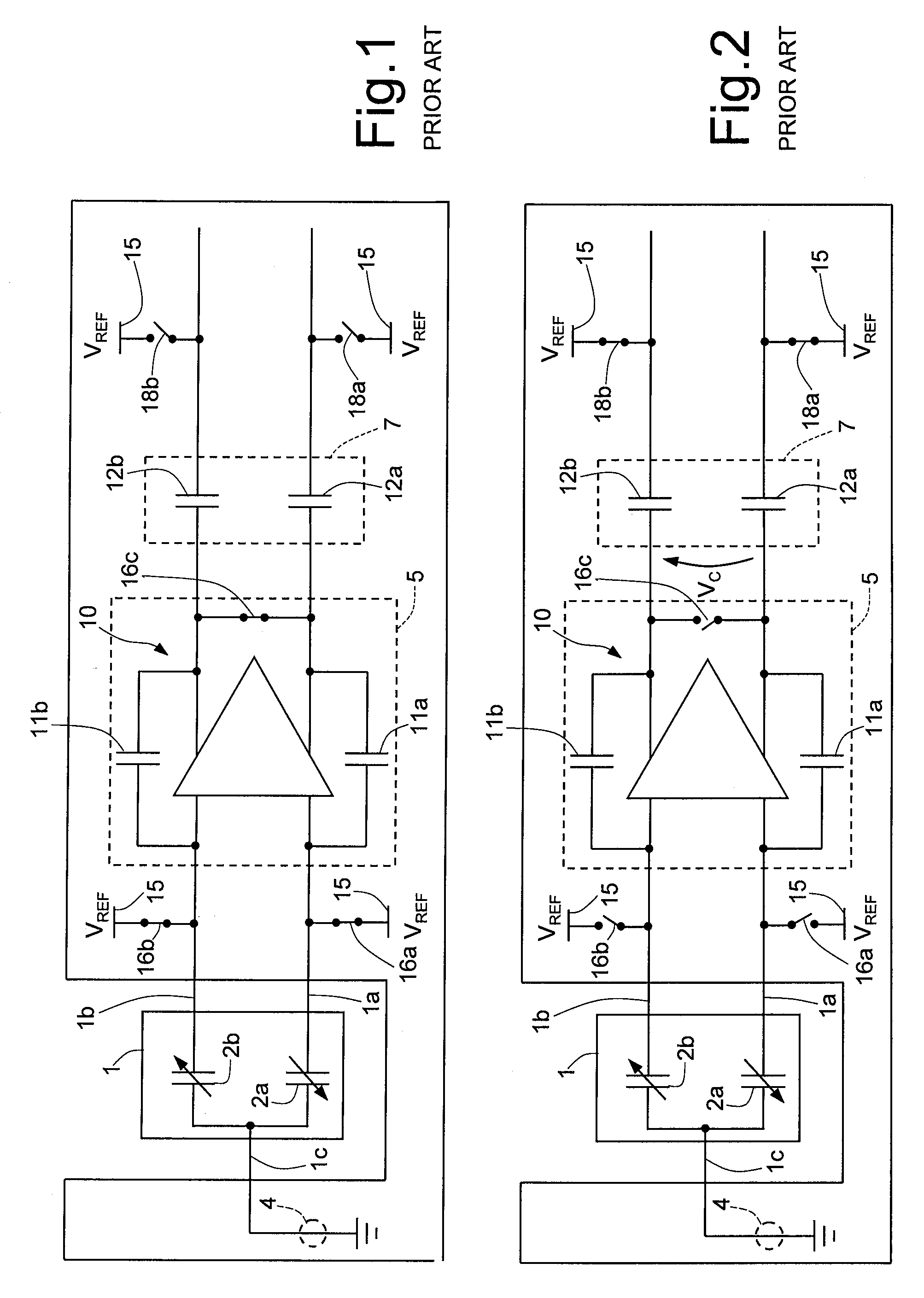 Device and method for reading a capacitive sensor, in particular of a micro-electromechanical type