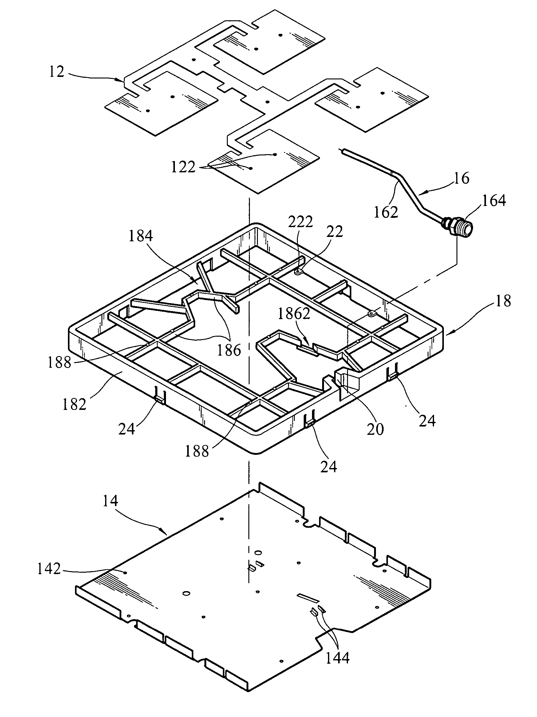 Directional antenna structure