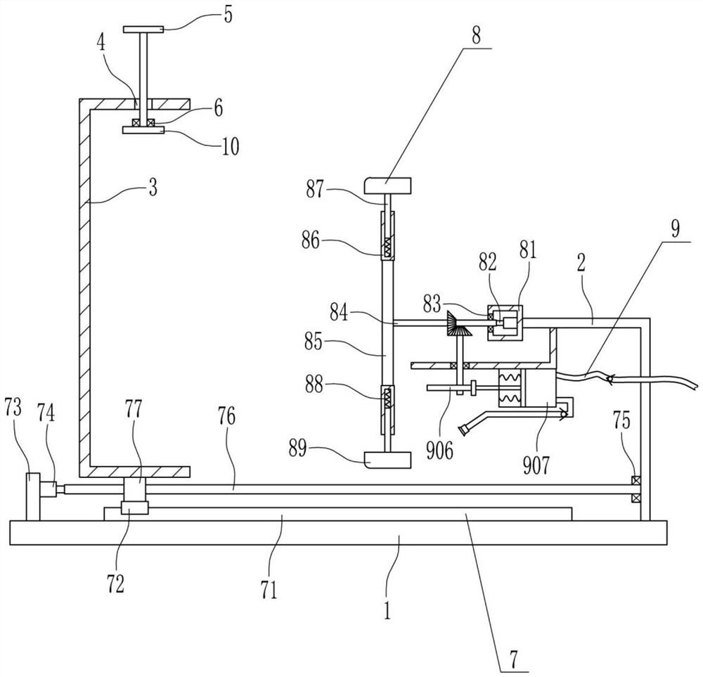 A glue tank removal equipment for LED lamp dispensing