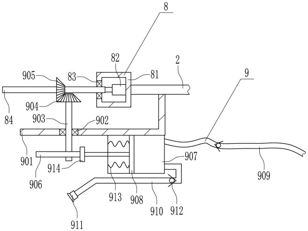 A glue tank removal equipment for LED lamp dispensing