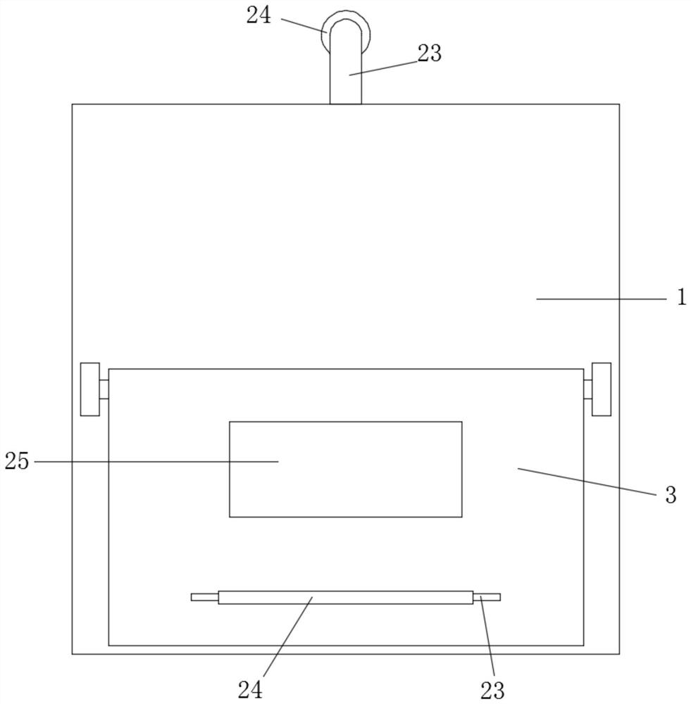 Wire harness storing device