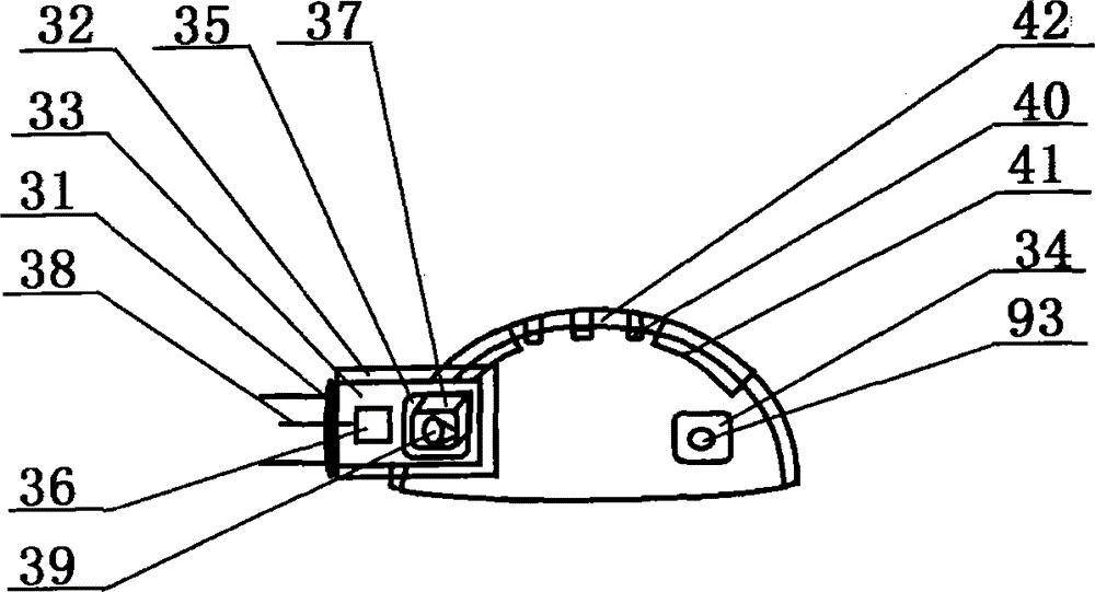 Rehabilitation device for lower limb paralysis caused by nervous centralis