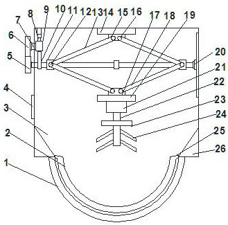 A kind of blanking device for nano-zinc oxide production and processing