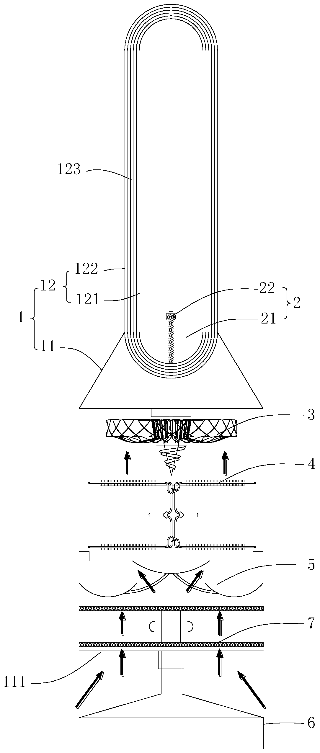 Cabinet type air conditioner indoor unit