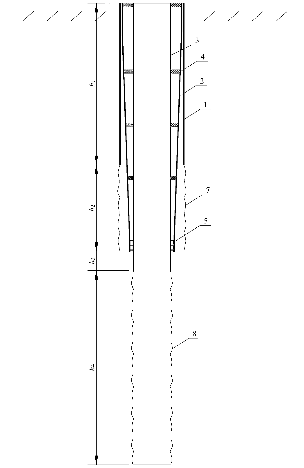 Device for reducing negative friction resistance of pile foundation in soft soil area and construction method