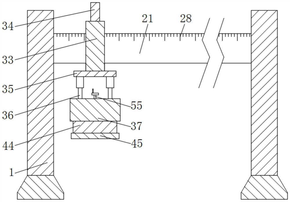 Geological detection device for bridge design and detection method thereof