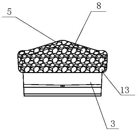 Mechanical tooth for crusher and waste product treatment