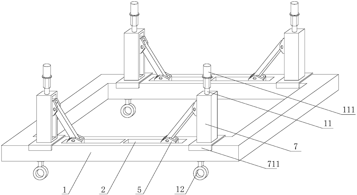 Robot conveying hanging bracket