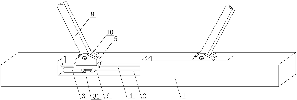 Robot conveying hanging bracket