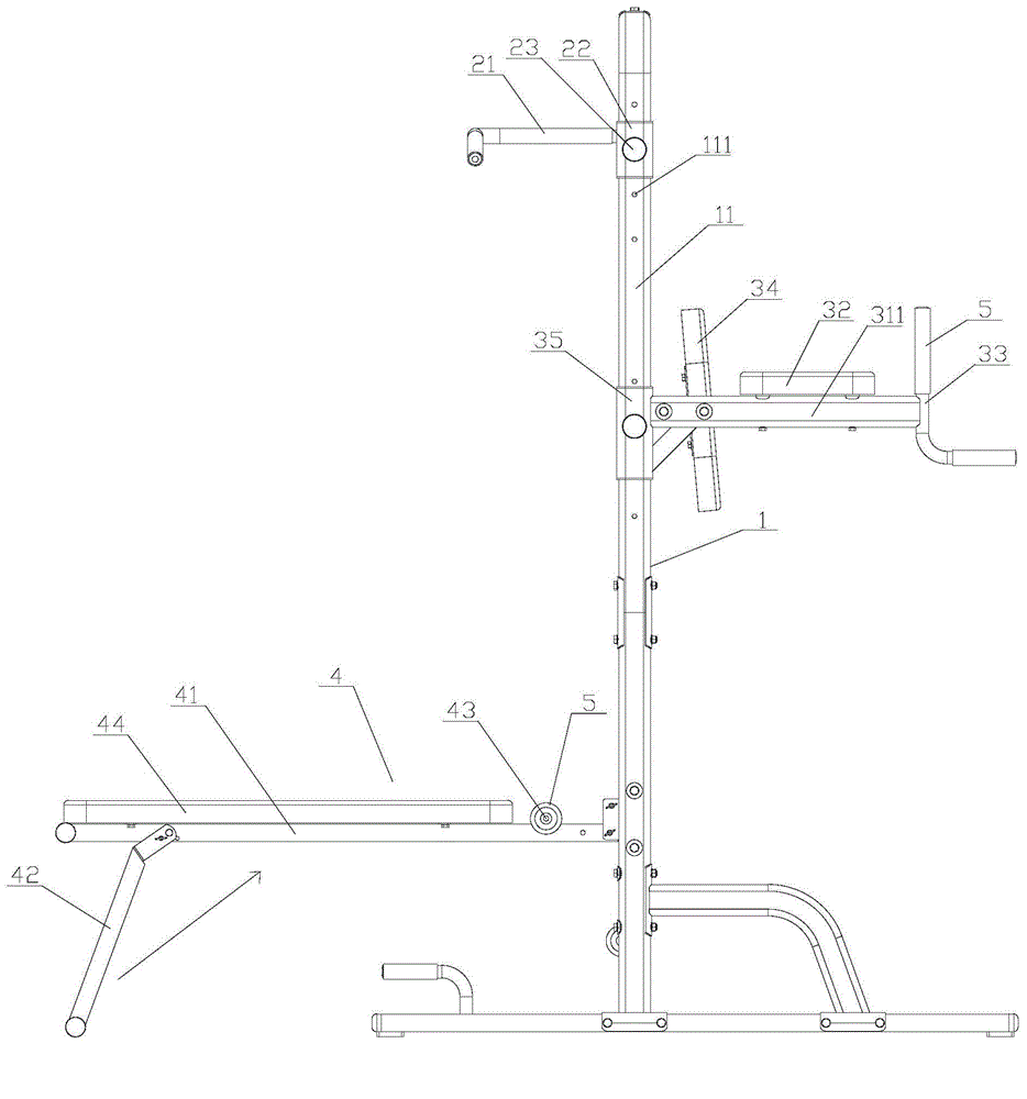 Arm power composite fitness machine