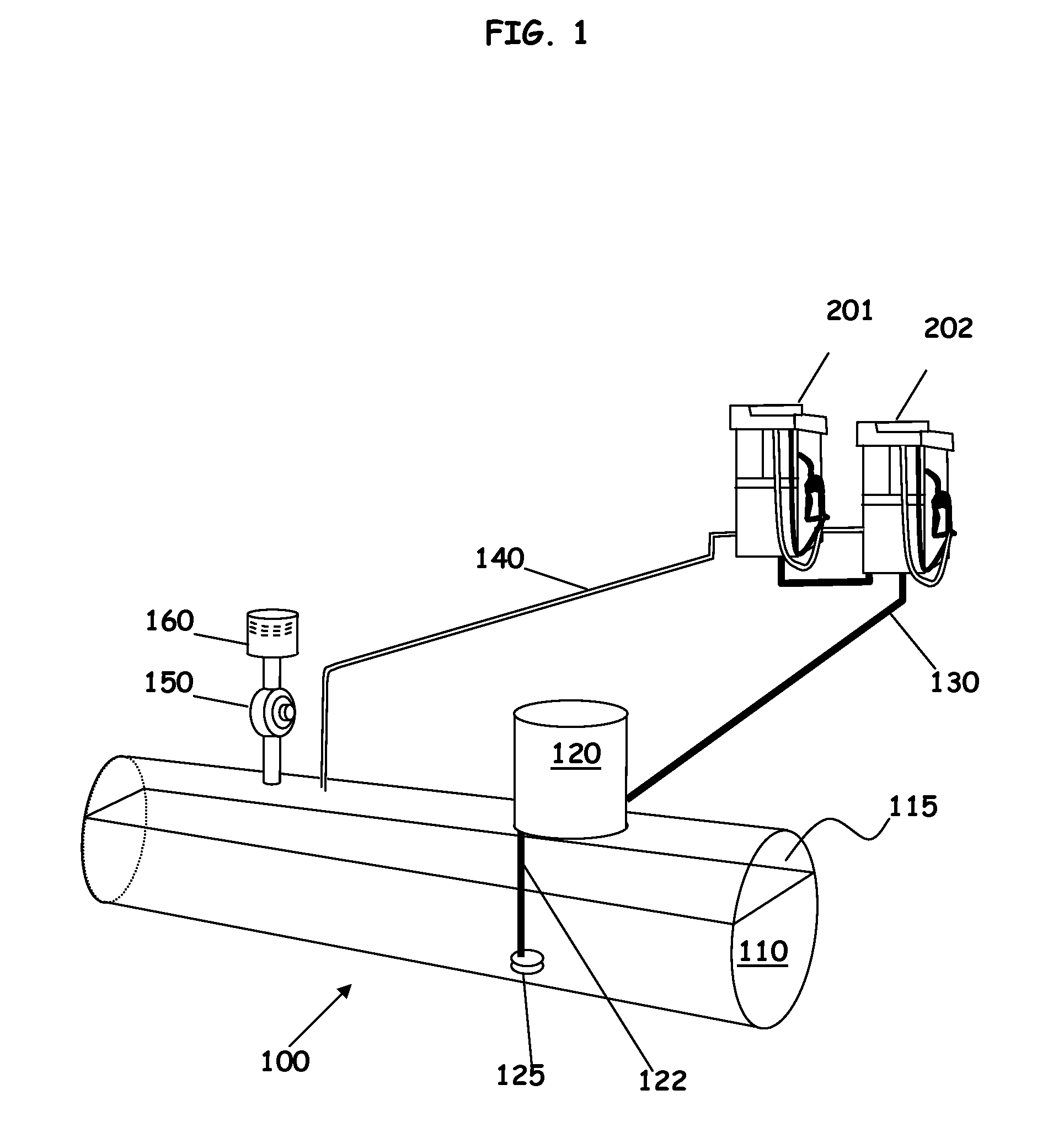 Control of vapor emissions from gasoline stations