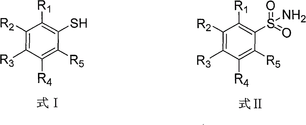 Preparation method of thiophenol