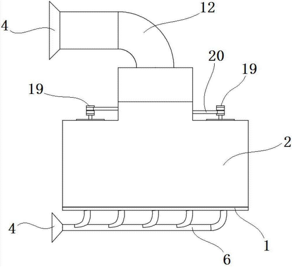 Air-cooling system for automobile power supply