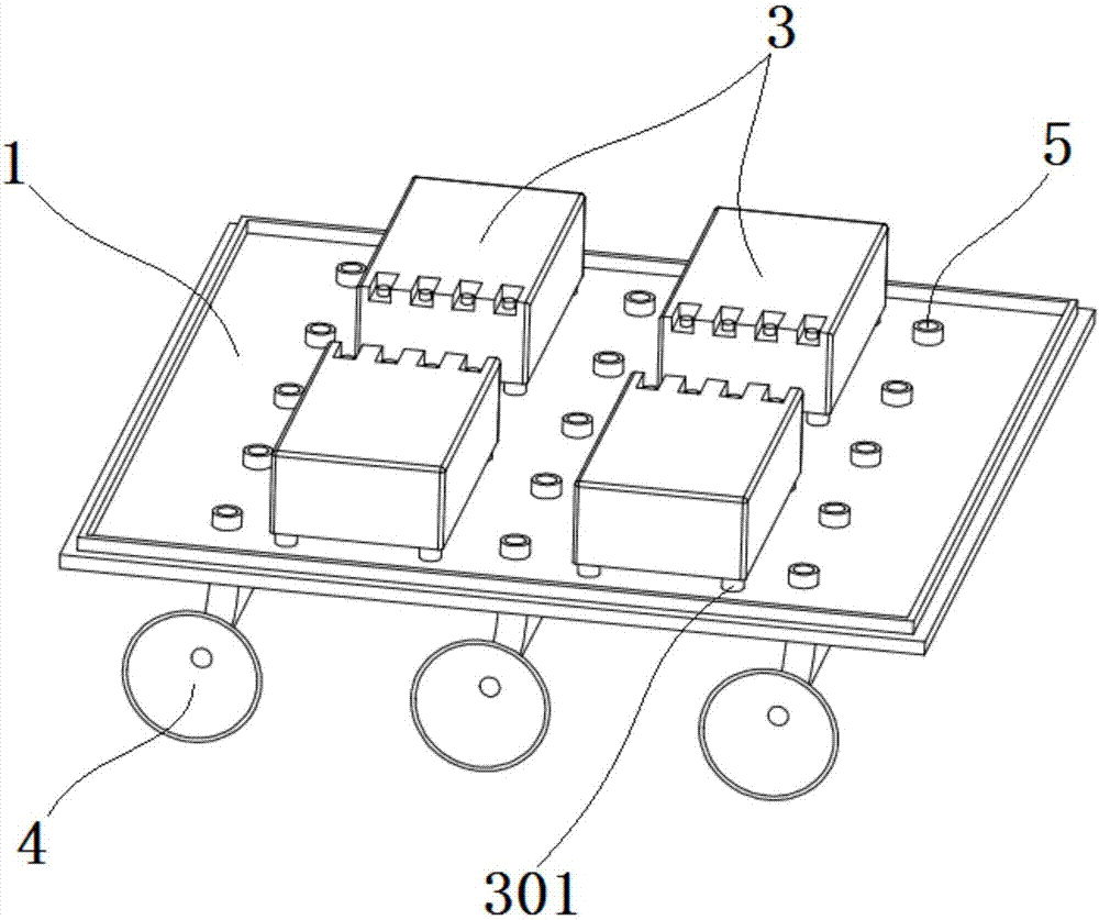 Air-cooling system for automobile power supply