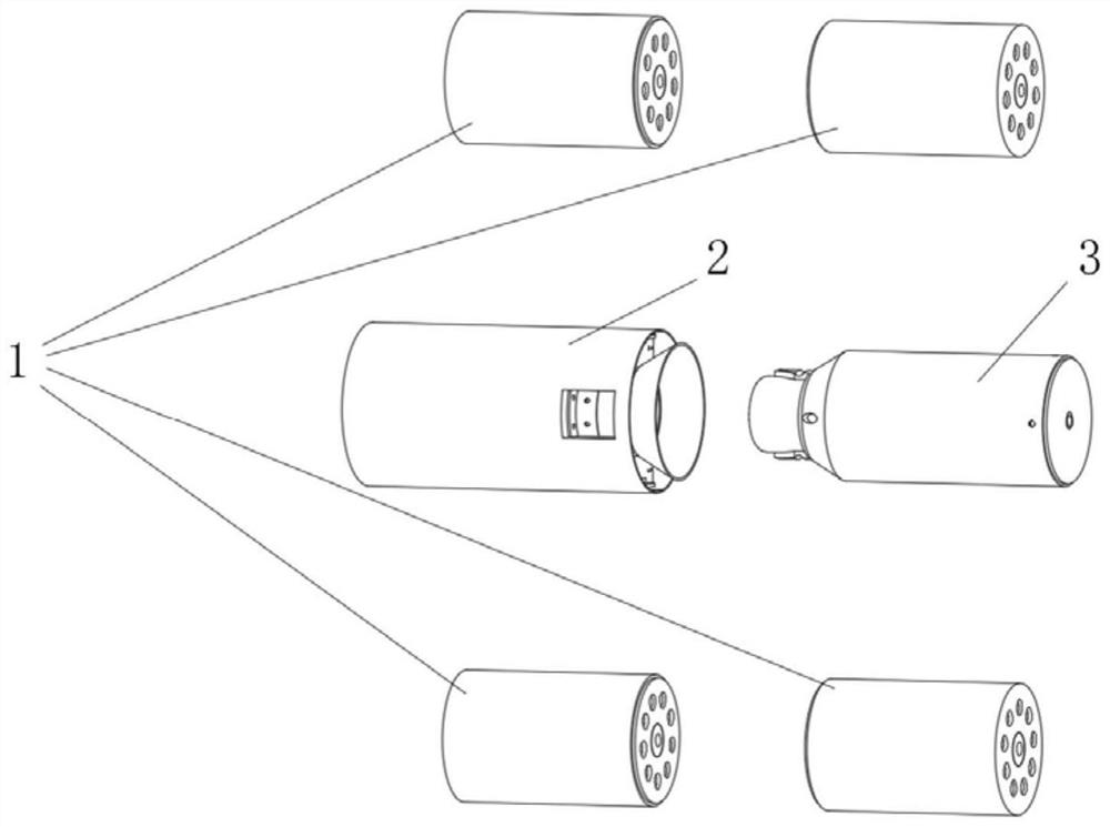 Locking and unlocking device for satellite docking