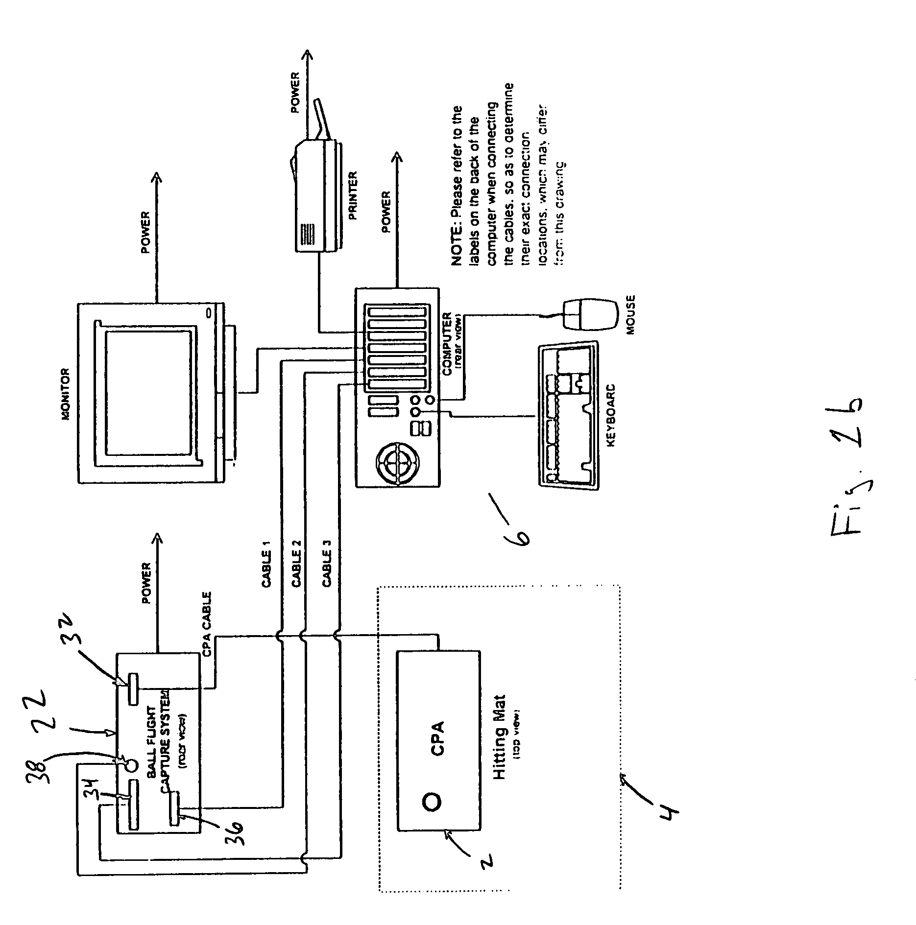 Golf ball flight monitoring system