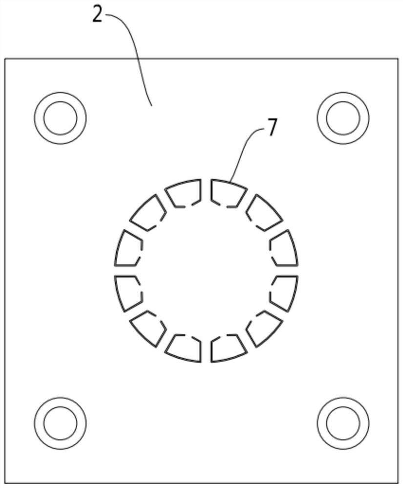 Injection molding mold for micro motor framework