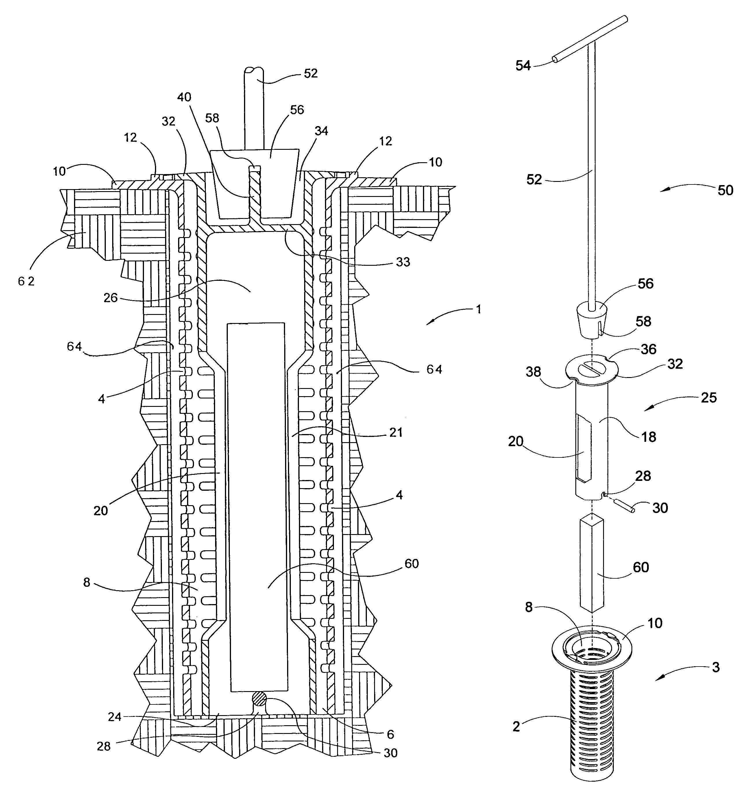 Assembly and method for termite ground monitoring