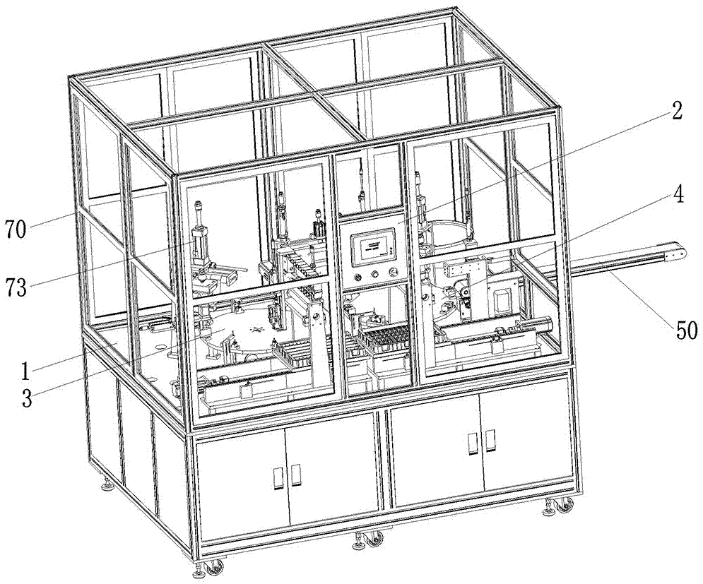 Full-automatic pointer assembling machine