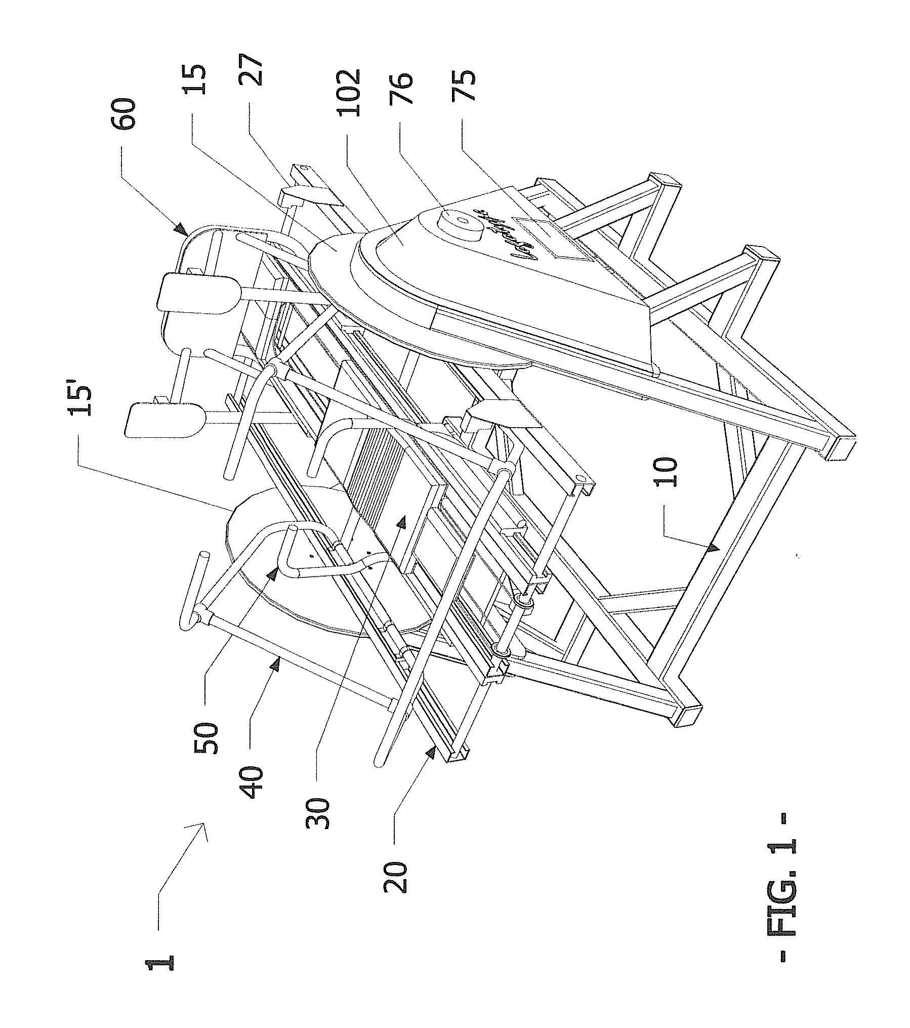 Fitness machine with automated variable resistance