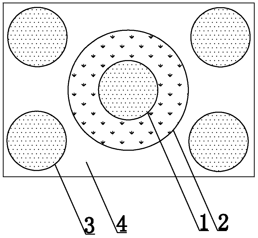 Method for preparing green fluorescent powder for VFD (Vacuum Fluorescent Display)