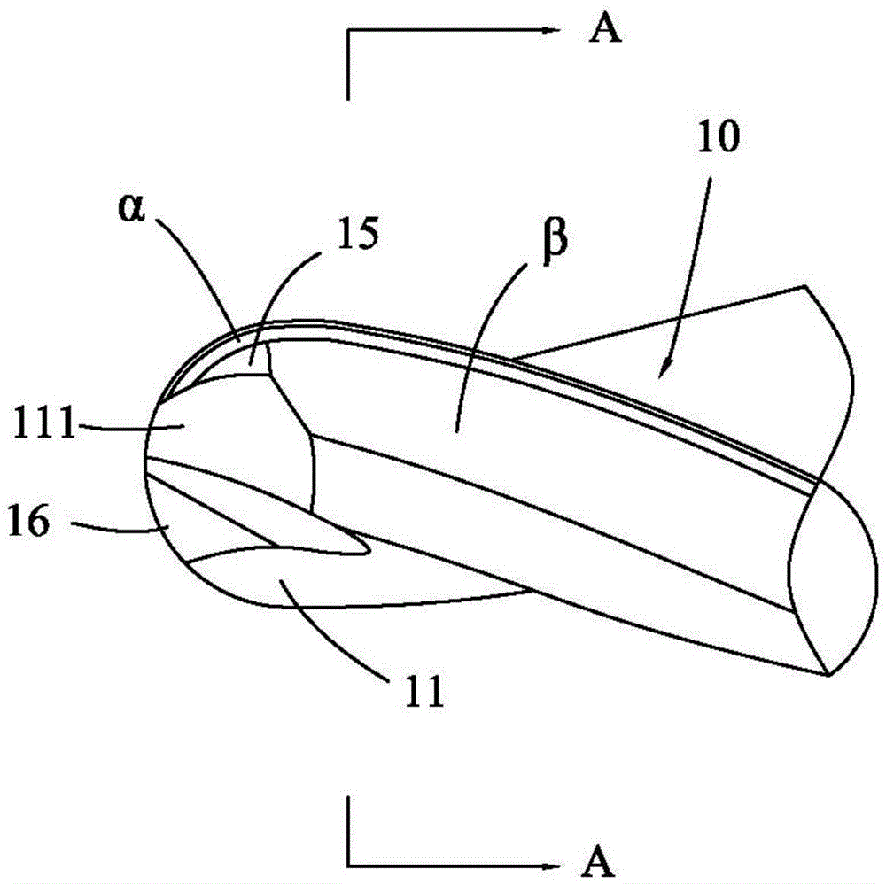 Taper and ball-end milling cutter