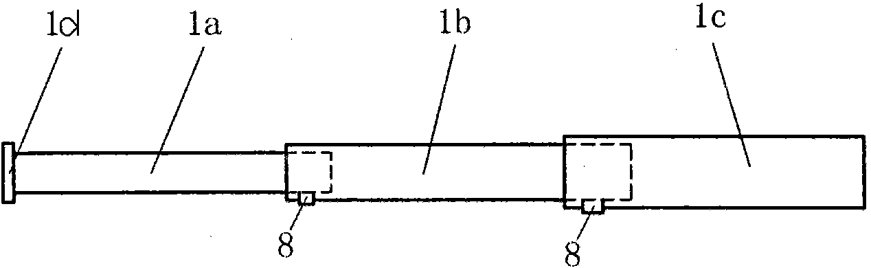 Folding vertical shaft tidal power generation device