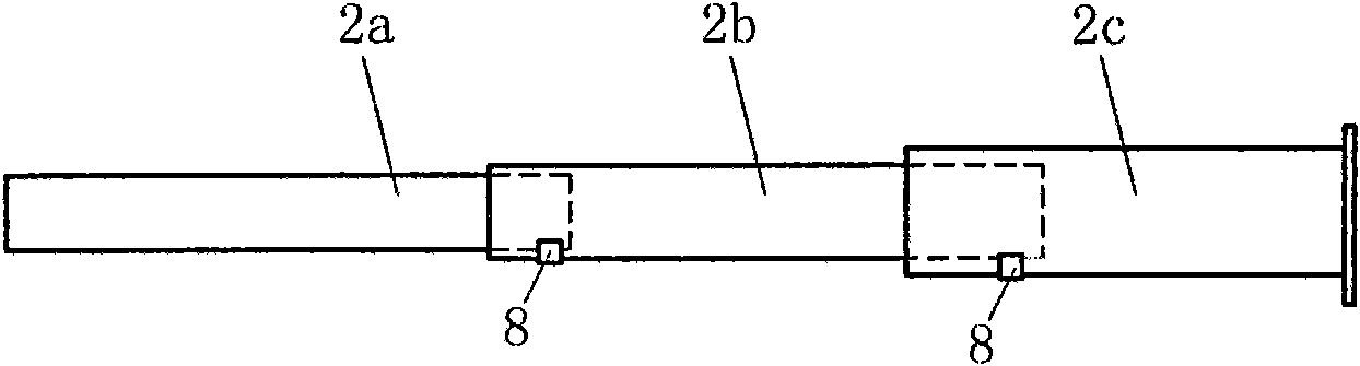 Folding vertical shaft tidal power generation device