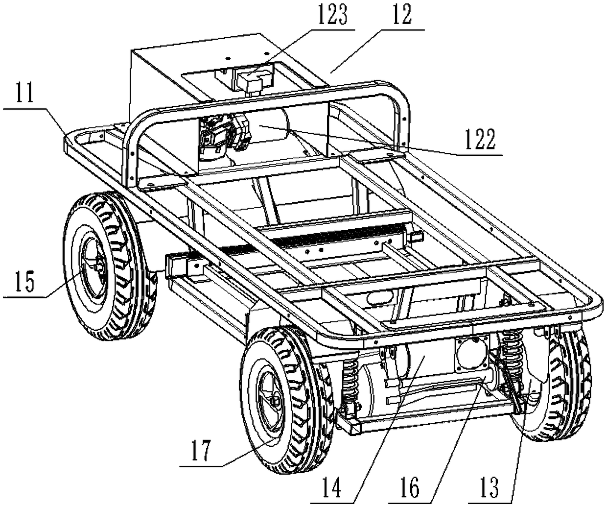 Unmanned logistics vehicle and a vehicle group thereof