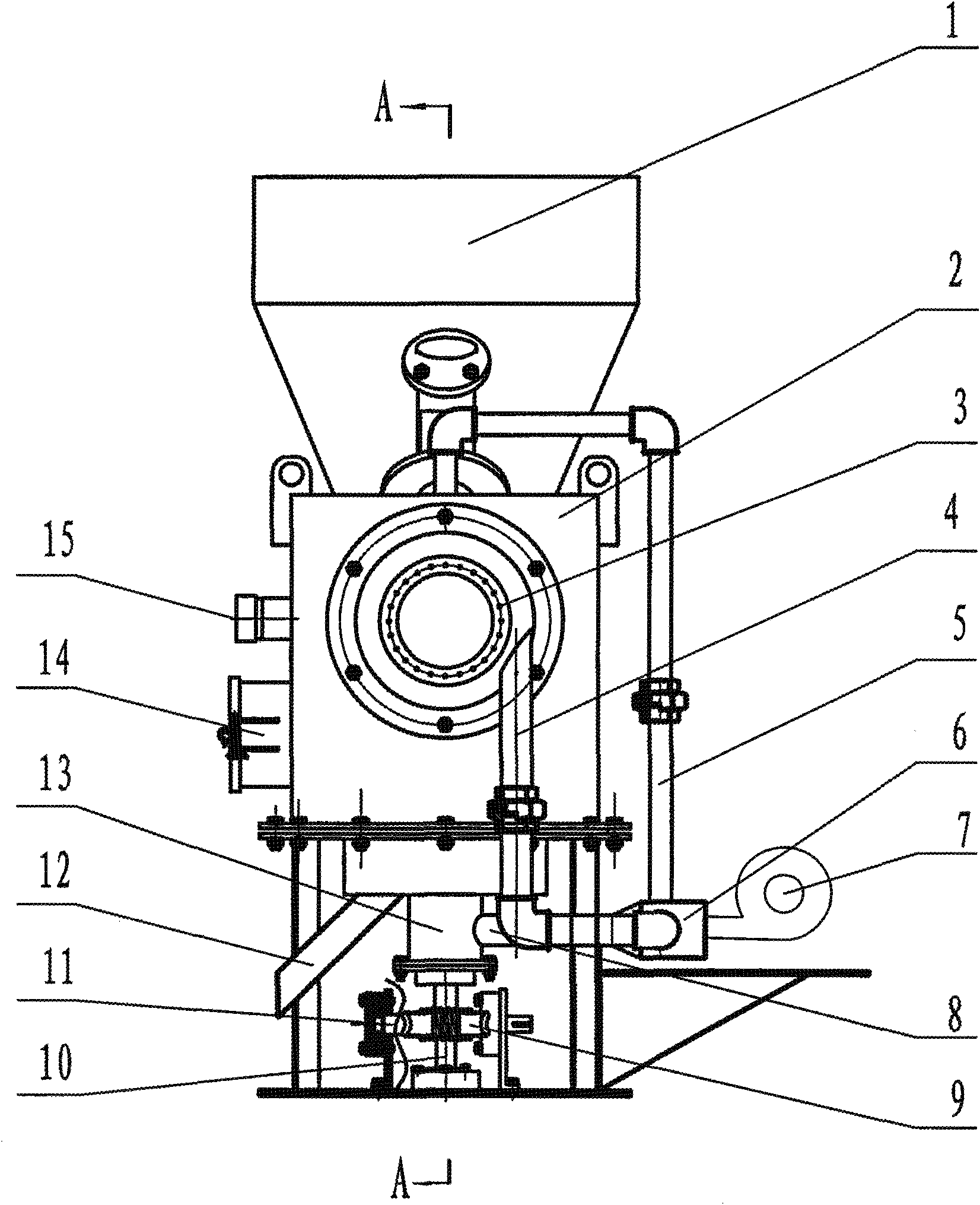 Biomass briquette gasification direct combustion combustor