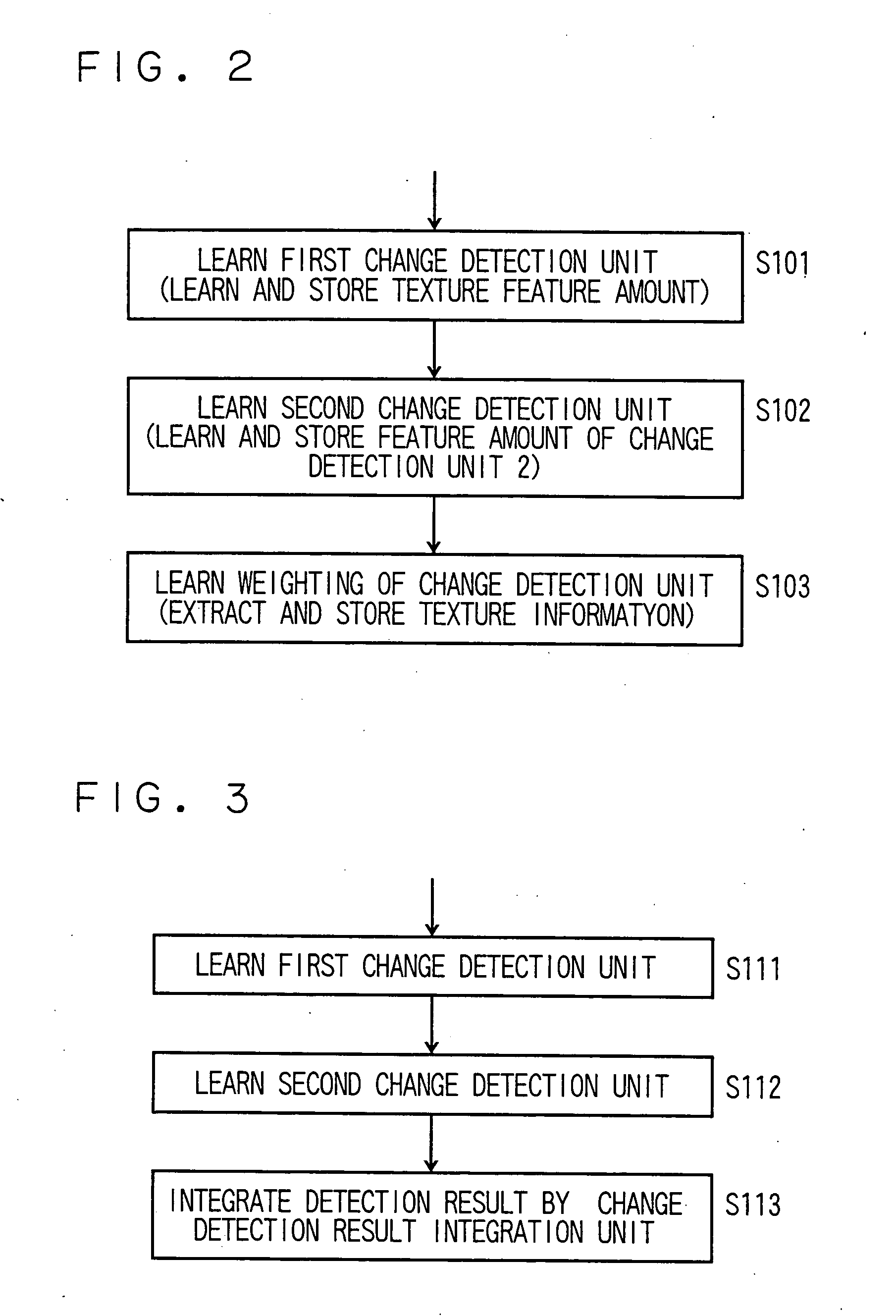 Change region detection device and change region detecting method