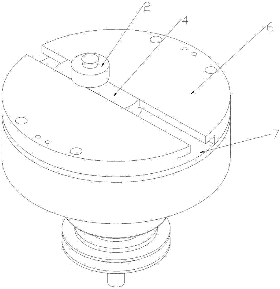 Ejector rod bottom rolling type bottom press device