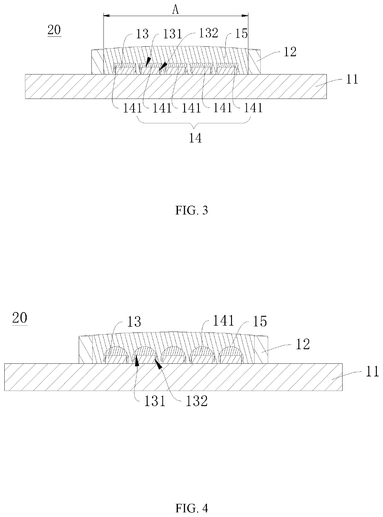 Chip-on-board type photoelectric device