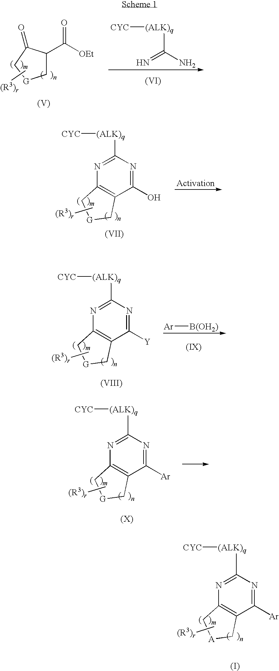 Pyrimidine compounds as serotonin receptor modulators