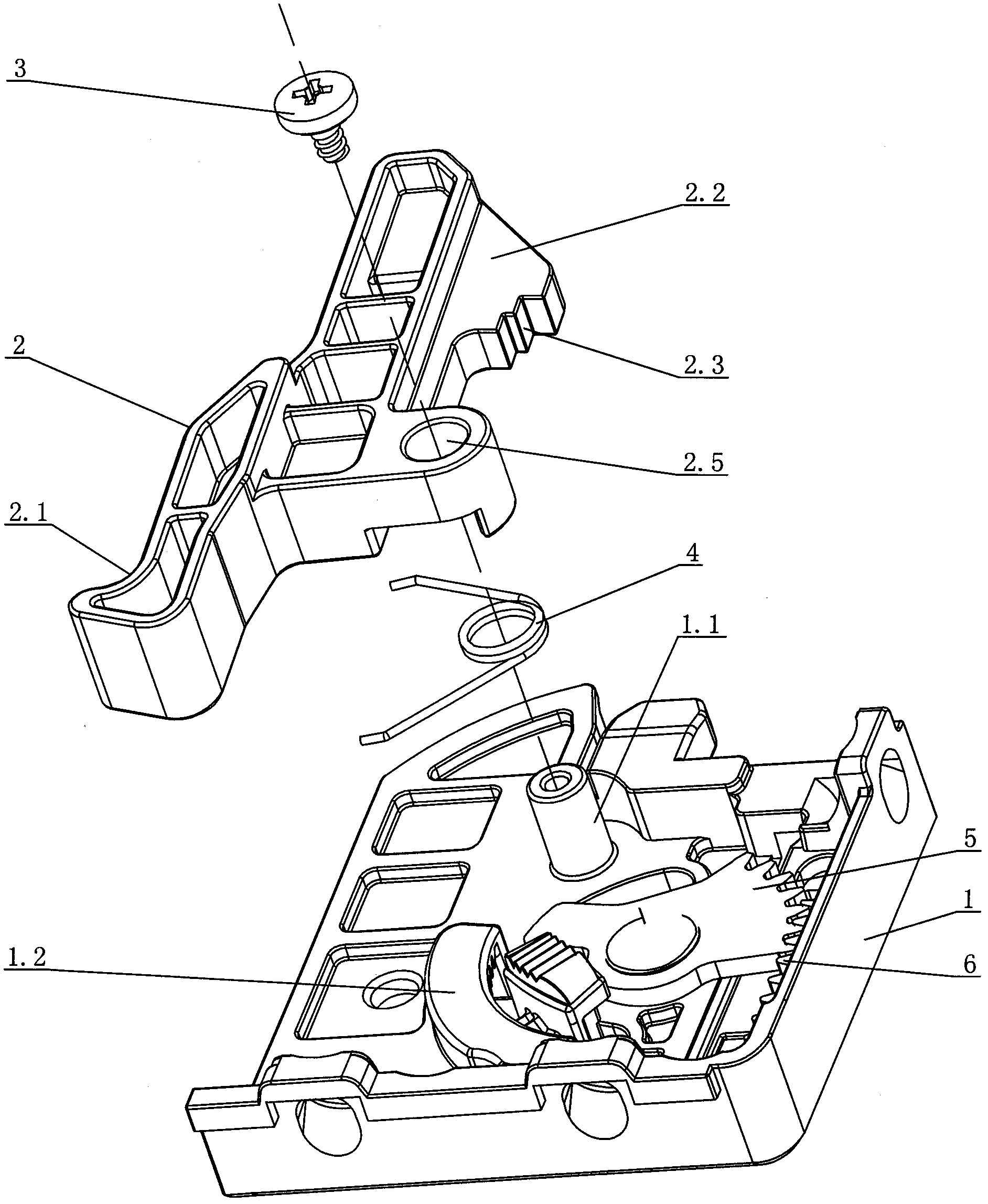Locking adjusting mechanism of drawer slide rails