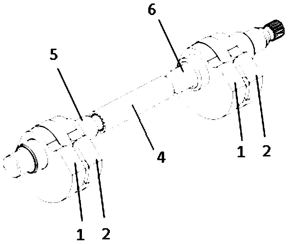 An impact-resistant road roller steel wheel excitation structure