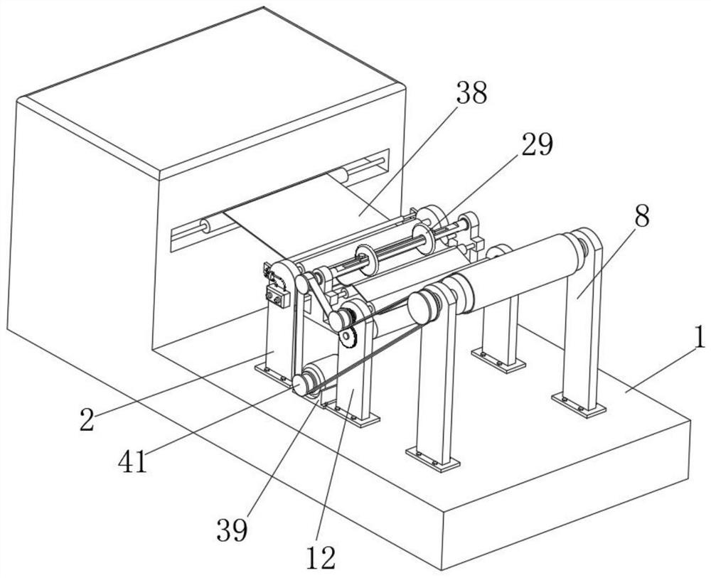 Manufacturing device and preparation method of non-woven fabric for automobile roof interior trim