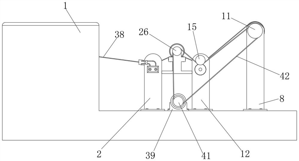 Manufacturing device and preparation method of non-woven fabric for automobile roof interior trim